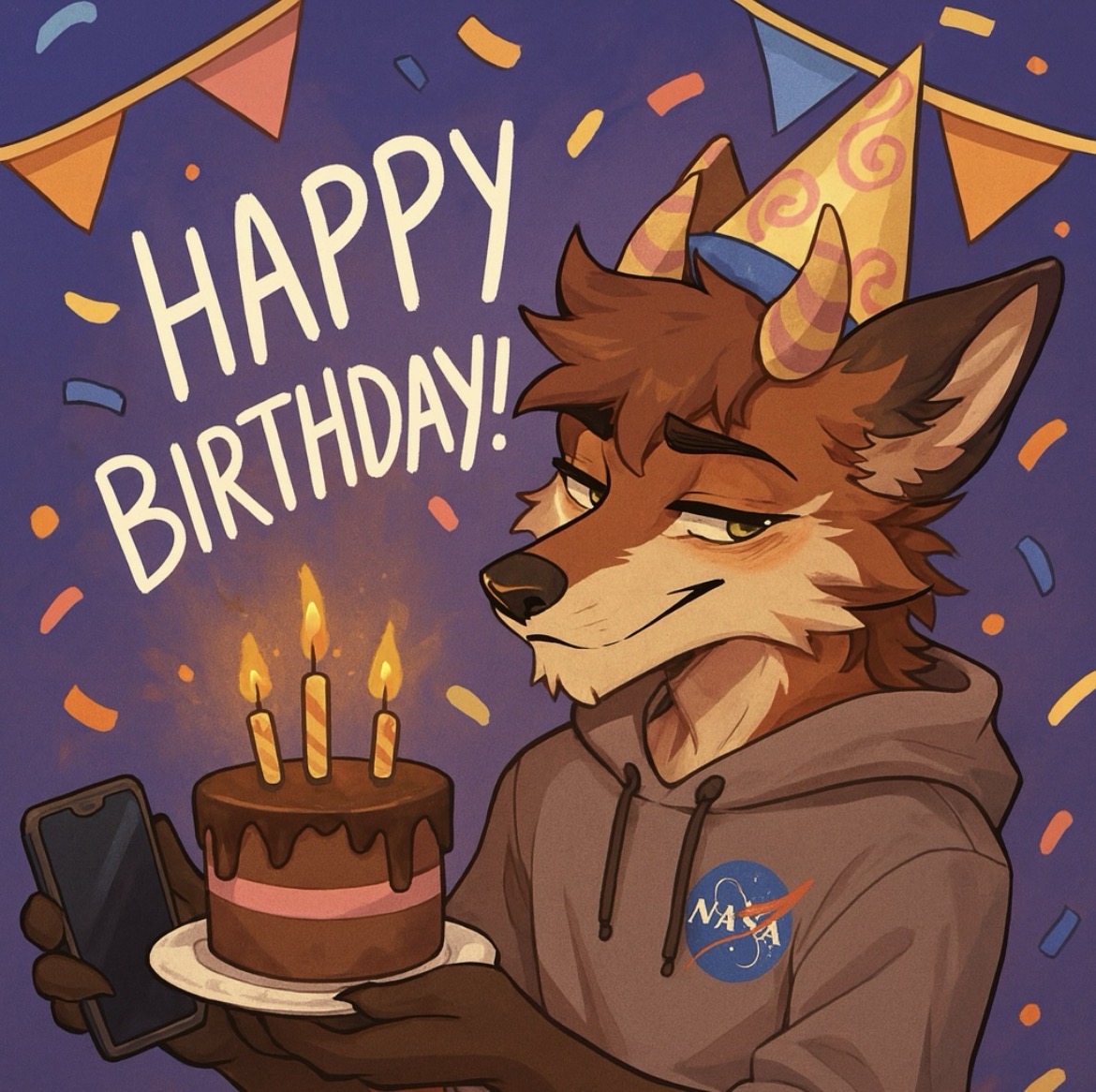 День Рождения пушистого Лиса